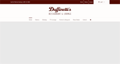 Desktop Screenshot of duffinettis.com